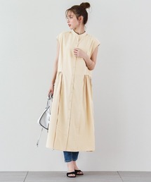 La-gemme | フレンチスリーブ切り替えワンピース(ワンピース)