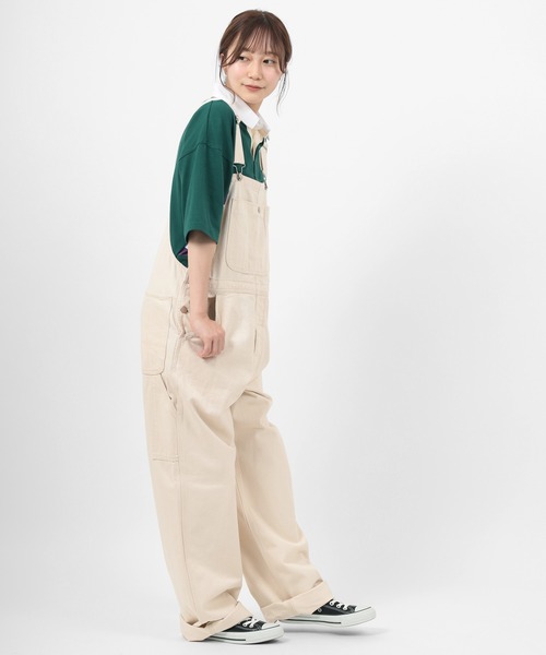 Wrangler(ラングラー)の「【Wrangler/ラングラー】OVERALL オーバーオール/カラーパンツ(サロペット/オーバーオール・メンズ・アイボリー・S/M/L/XL)」の6枚目の写真