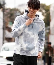 MK MICHEL KLEIN HOMME  | タイダイプルオーバーパーカー(パーカー)