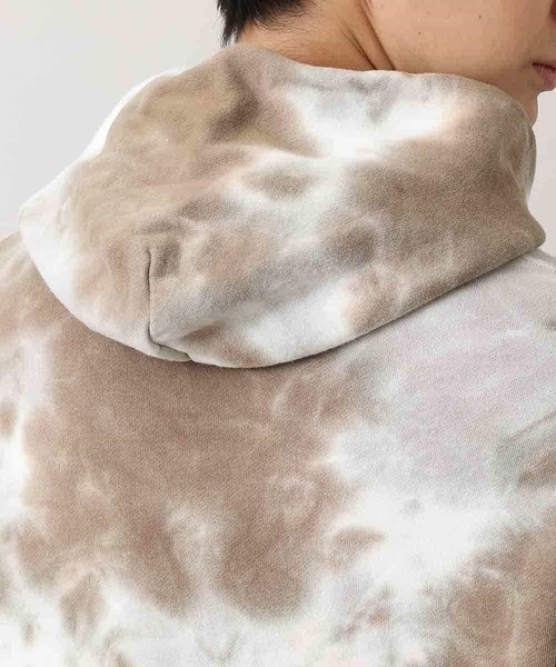 MK MICHEL KLEIN HOMME （エムケーミッシェルクランオム）の「タイダイプルオーバーパーカー（パーカー・メンズ・ライトブルー/ベージュ/ブラック・51/46/48）」の11枚目の写真