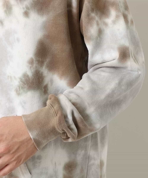 MK MICHEL KLEIN HOMME （エムケーミッシェルクランオム）の「タイダイプルオーバーパーカー（パーカー・メンズ・ライトブルー/ベージュ/ブラック・51/46/48）」の14枚目の写真