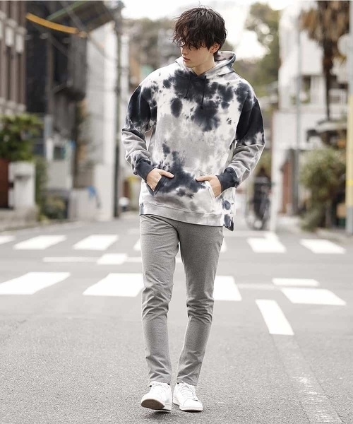 MK MICHEL KLEIN HOMME （エムケーミッシェルクランオム）の「タイダイプルオーバーパーカー（パーカー・メンズ・ライトブルー/ベージュ/ブラック・51/46/48）」の17枚目の写真