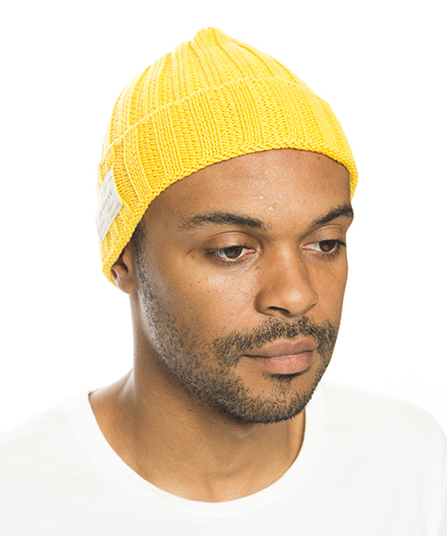 DAILY STANDARD by SANDINISTA(デイリースタンダードバイサンディニスタ)の「Daily Cotton Rib Knit Cap / コットンリブニットキャップ(ニットキャップ/ビーニー・メンズ・オフホワイト/ミント/ブルー/ネイビー/イエロー/マスタード/ブラック/オリーブ/チャコールグレー/ターコイズブルー/ホワイト/インディゴブルー/カーキ/グレー・FREE)」の13枚目の写真