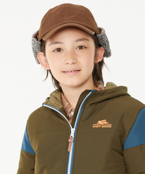 KRIFF MAYER(クリフメイヤー)の「ホッキョクCAP(キャップ・キッズ・ブラウン/カーキ/チャコール・MEDIUM)」の1枚目の写真