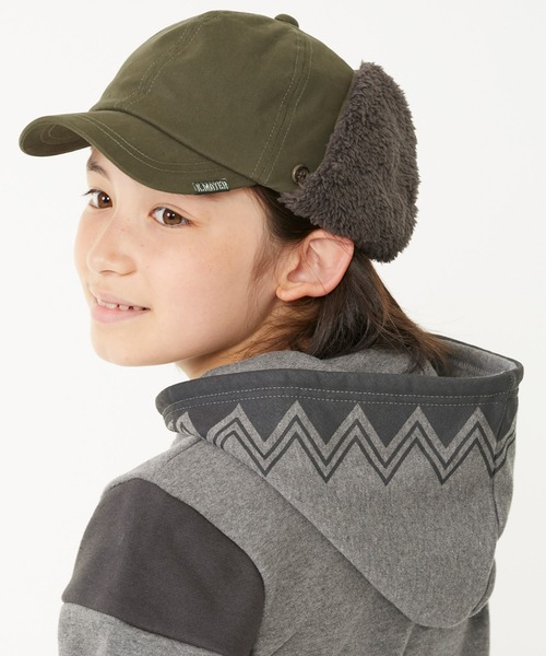 KRIFF MAYER(クリフメイヤー)の「ホッキョクCAP(キャップ・キッズ・ブラウン/カーキ/チャコール・MEDIUM)」の3枚目の写真