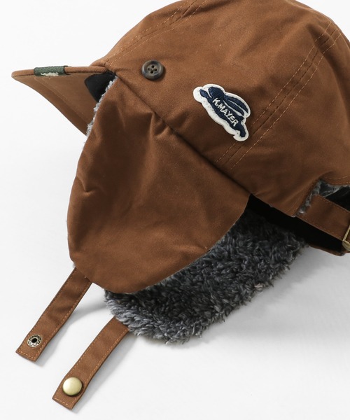 KRIFF MAYER(クリフメイヤー)の「ホッキョクCAP(キャップ・キッズ・ブラウン/カーキ/チャコール・MEDIUM)」の13枚目の写真