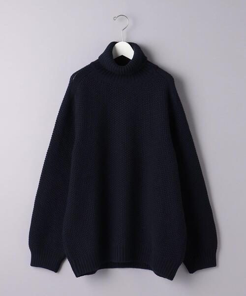 CRUCIANI（クルチアーニ）の「＜Cruciani（クルチアーニ）＞ポップコーン タートルネック（ニット/セーター・メンズ・オフホワイト/ネイビー・44/46/48/50/52）」の11枚目の写真