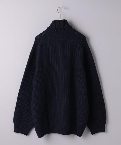 CRUCIANI（クルチアーニ）の「＜Cruciani（クルチアーニ）＞ポップコーン タートルネック（ニット/セーター・メンズ・オフホワイト/ネイビー・44/46/48/50/52）」の12枚目の写真