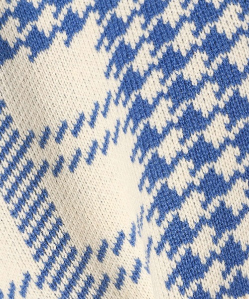 Heather(ヘザー)の「グレンチェックニットベスト 219170(ベスト・レディース・ホワイト系その他/ベージュ系その他/ブルー系その他/ブラック系その他・FREE)」の14枚目の写真