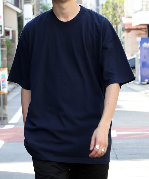 LOS ANGELES APPAREL(ロサンゼルスアパレル)の「【LOS ANGELES APPAREL】6.5オンス ガーメントダイ クルーネックTシャツ 1801GD UNTR(Tシャツ/カットソー・メンズ・ホワイト/ダークグリーン/グレー/ダークパープル/ブラック/ネイビー/ミント/グレイッシュブルー/サックスブルー系/ライトグレー系/グリーン/オフホワイト・XL/L/M/S)」の9枚目の写真