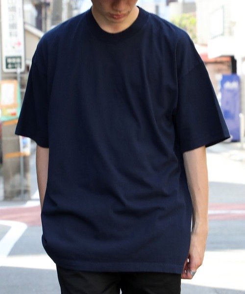 LOS ANGELES APPAREL(ロサンゼルスアパレル)の「【LOS ANGELES APPAREL】6.5オンス ガーメントダイ クルーネックTシャツ 1801GD UNTR(Tシャツ/カットソー・メンズ・ホワイト/ダークグリーン/グレー/ダークパープル/ブラック/ネイビー/ミント/グレイッシュブルー/サックスブルー系/ライトグレー系/グリーン/オフホワイト・XL/L/M/S)」の14枚目の写真