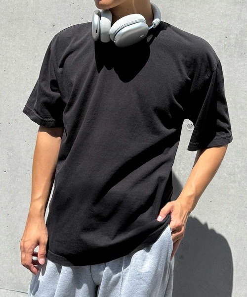 LOS ANGELES APPAREL(ロサンゼルスアパレル)の「【LOS ANGELES APPAREL】6.5オンス ガーメントダイ クルーネックTシャツ 1801GD UNTR(Tシャツ/カットソー・メンズ・ホワイト/ダークグリーン/グレー/ダークパープル/ブラック/ネイビー/ミント/グレイッシュブルー/サックスブルー系/ライトグレー系/グリーン/オフホワイト・XL/L/M/S)」の20枚目の写真
