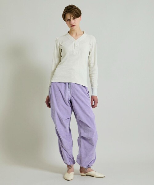 FILL THE BILL（フィルザビル）の「【FILL THE BILL(フィルザビル)】ウェーブサーマルコマンドシャツ 205-212042（Tシャツ/カットソー・レディース・ダークグリーン/アイボリー/ブラック・1）」の22枚目の写真