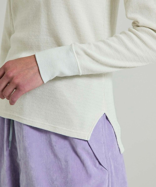 FILL THE BILL（フィルザビル）の「【FILL THE BILL(フィルザビル)】ウェーブサーマルコマンドシャツ 205-212042（Tシャツ/カットソー・レディース・ダークグリーン/アイボリー/ブラック・1）」の11枚目の写真