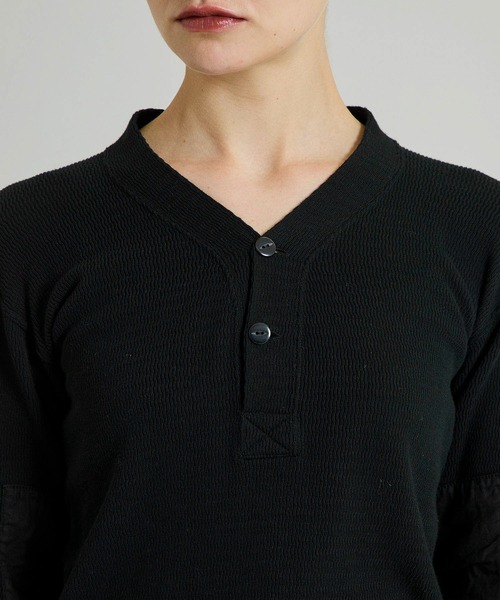 FILL THE BILL（フィルザビル）の「【FILL THE BILL(フィルザビル)】ウェーブサーマルコマンドシャツ 205-212042（Tシャツ/カットソー・レディース・ダークグリーン/アイボリー/ブラック・1）」の16枚目の写真