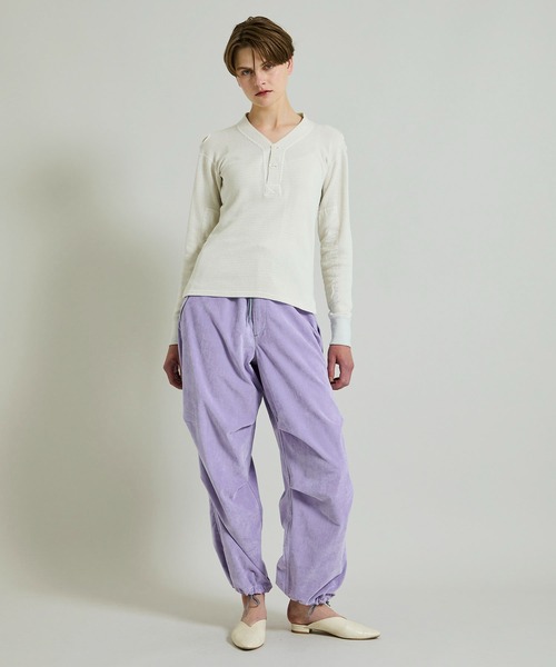 FILL THE BILL（フィルザビル）の「【FILL THE BILL(フィルザビル)】ウェーブサーマルコマンドシャツ 205-212042（Tシャツ/カットソー・レディース・ダークグリーン/アイボリー/ブラック・1）」の7枚目の写真