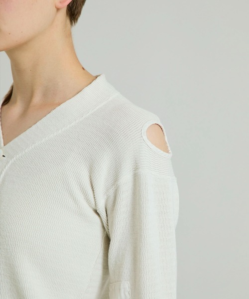 FILL THE BILL（フィルザビル）の「【FILL THE BILL(フィルザビル)】ウェーブサーマルコマンドシャツ 205-212042（Tシャツ/カットソー・レディース・ダークグリーン/アイボリー/ブラック・1）」の10枚目の写真