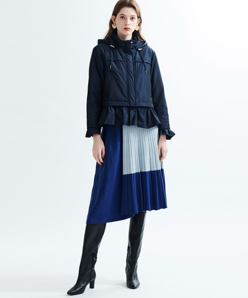 LANVIN en Bleu（ランバンオンブルー）の「ペプラムタフタ中綿