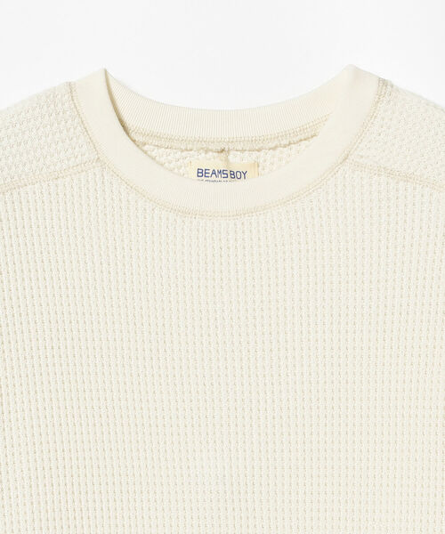 「BEAMS BOY」 長袖カットソー 36 オフホワイト レディース BEAMS BOY（ビームスボーイ）の「【別注】NEW YORK BOTANICAL