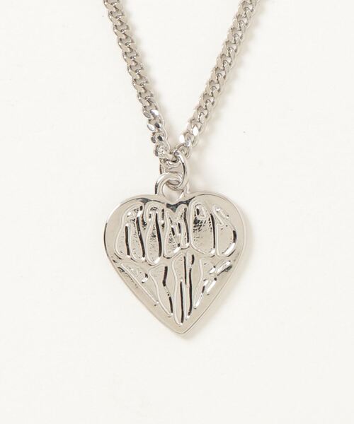 atmos pink（アトモスピンク）の「atmos pink ハートロゴネックレス（ネックレス・レディース・シルバー/ゴールド・FREE）」の2枚目の写真