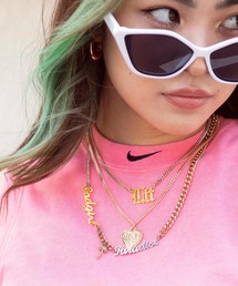 atmos pink | atmos pink ハートロゴネックレス(ネックレス)