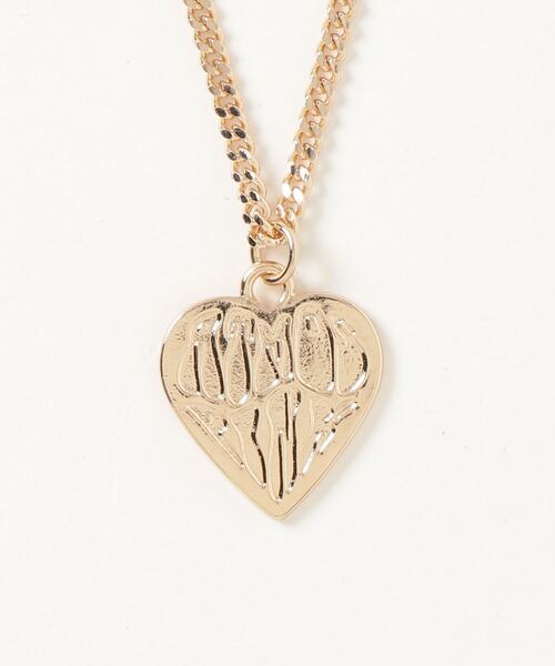 atmos pink（アトモスピンク）の「atmos pink ハートロゴネックレス（ネックレス・レディース・シルバー/ゴールド・FREE）」の3枚目の写真