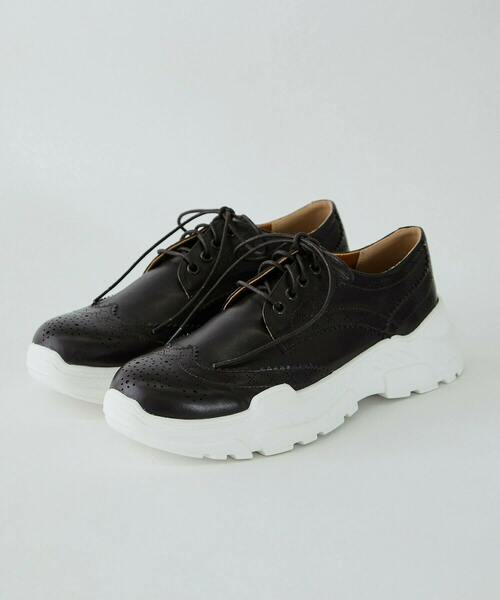 FRAPBOIS（フラボア）の「ブローグスニーカー（スニーカー・レディース・ブラウン/ブラック・1/3/0/2）」の20枚目の写真