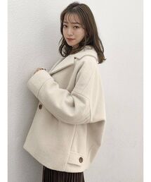 フェミニンカラーシングルコート