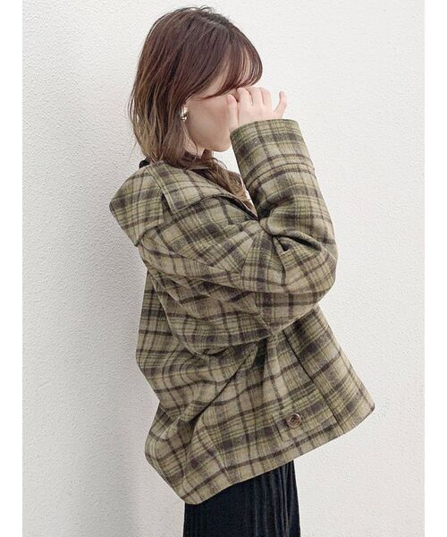 dazzlin（ダズリン）の「フェミニンカラーシングルコート（その他アウター・レディース・ブルー/アイボリー/その他1・FREE）」の20枚目の写真