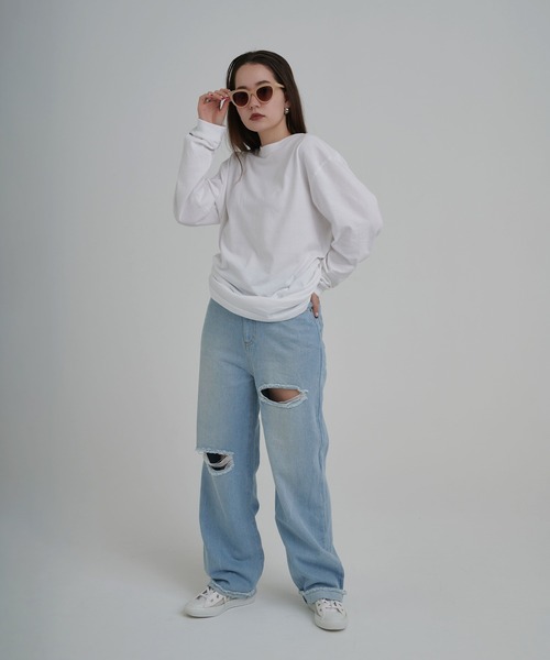 TINA:JOJUN(ティーナジョジュン)の「トムとジェリー ユニセックスロンT TINA:JOJUN(Tシャツ/カットソー・レディース・ホワイト系その他/ホワイト系その他2・M)」の7枚目の写真