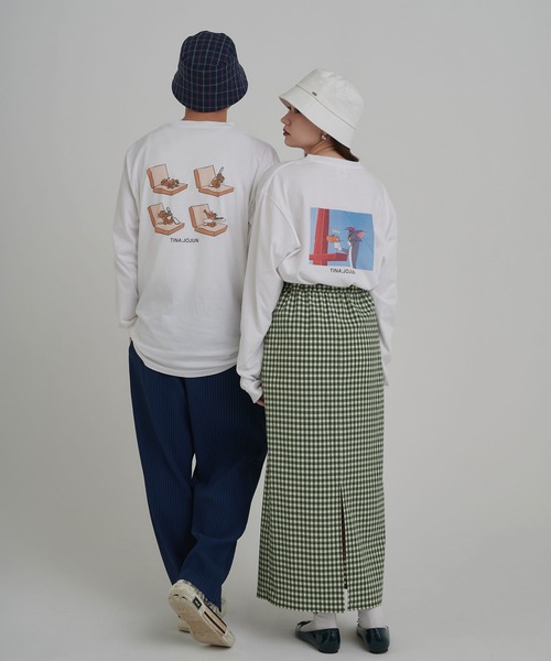 TINA:JOJUN(ティーナジョジュン)の「トムとジェリー ユニセックスロンT TINA:JOJUN(Tシャツ/カットソー・レディース・ホワイト系その他/ホワイト系その他2・M)」の18枚目の写真