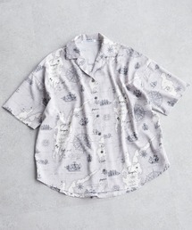 RAY CASSIN FAVORI | ・RAY CASSIN アートガラカイキンシャツチュニック＊(シャツ/ブラウス)