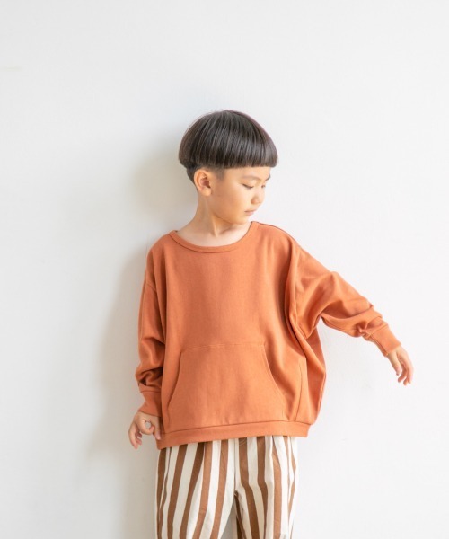 LOWRYS FARM（ローリーズファーム）の「ＵＳＡポケットプルオーバーＬＳ＊　214501（Tシャツ/カットソー・キッズ・グレー/オレンジ/グリーン/ブラック系その他/ベージュ系その他・110cm/120cm/130cm）」の5枚目の写真