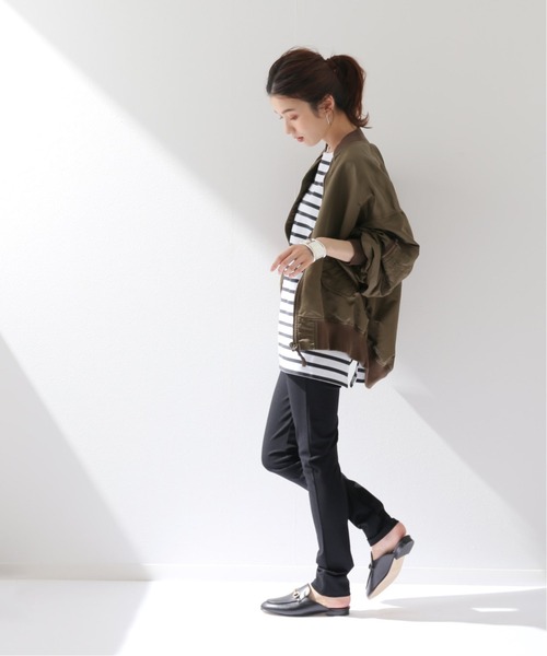 FRAMeWORK(フレームワーク)の「2WAYストレッチ レギンスパンツ◆(その他パンツ・レディース・ベージュ系その他/ブラック・36/38)」の6枚目の写真