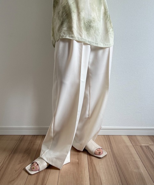 wee9s(ウィークス)の「see through marble blouse / サイドスリットシースルーマーブルブラウス(シャツ/ブラウス・レディース・ミント/ブラック・FREE)」の12枚目の写真
