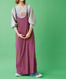 CIAOPANIC TYPY | 【HELLO.SANFRANCISCO】インナー付きマルチボーダーキャミワンピ(ワンピース)