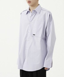 【WB ORIGINALS】Pleated Raglan Sleeve Dress Shirt WO21W2TP01
