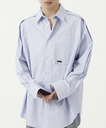 【WB ORIGINALS】Pleated Raglan Sleeve Dress Shirt WO21W2TP01
