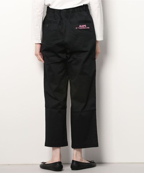 AAPE BY A BATHING APE（エーエイプバイアベイシングエイプ）の「AAPE CHINO PANTS（チノパンツ・レディース・ベージュ系その他/ブラック・X-SMALL/SMALL/XX-SMALL）」の4枚目の写真