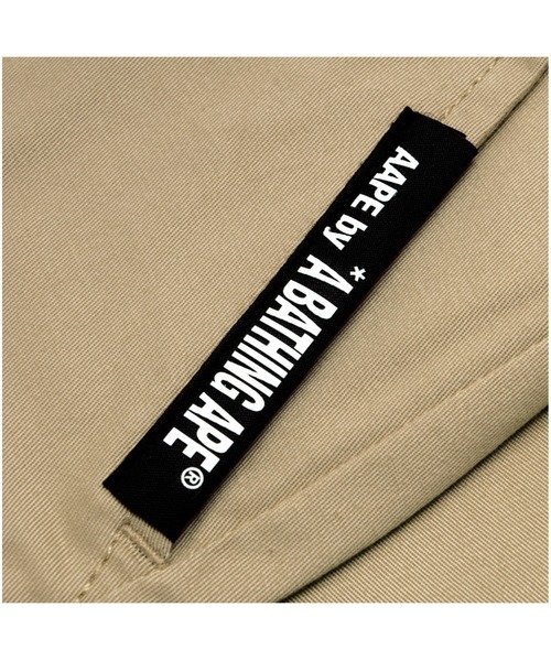 AAPE BY A BATHING APE（エーエイプバイアベイシングエイプ）の「AAPE CHINO PANTS（チノパンツ・レディース・ベージュ系その他/ブラック・X-SMALL/SMALL/XX-SMALL）」の9枚目の写真
