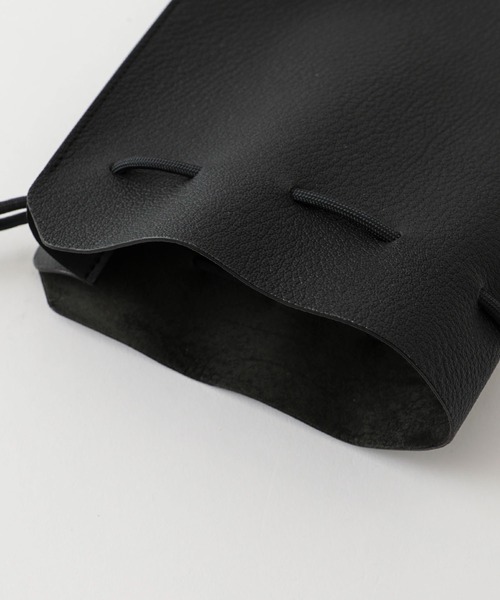 ITTI（イッチ）の「STUDIOUS別注 巾着ショルダーバッグ（ショルダーバッグ・メンズ・ホワイト/ブラック/ベージュ/イエロー/グリーン・FREE）」の15枚目の写真