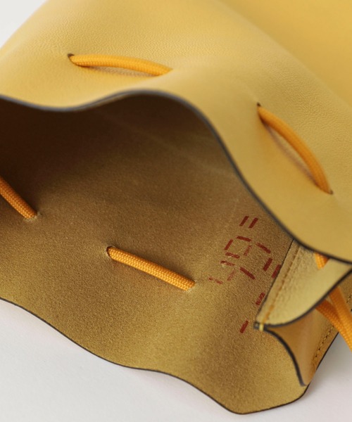 ITTI（イッチ）の「STUDIOUS別注 巾着ショルダーバッグ（ショルダーバッグ・メンズ・ホワイト/ブラック/ベージュ/イエロー/グリーン・FREE）」の13枚目の写真