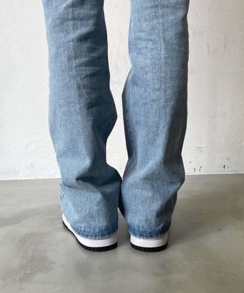 SHAGGIE（シャギー）の「ヴィンテージストレートデニムパンツ（デニムパンツ・レディース・ブルー/ネイビー・SMALL/MEDIUM）」の9枚目の写真