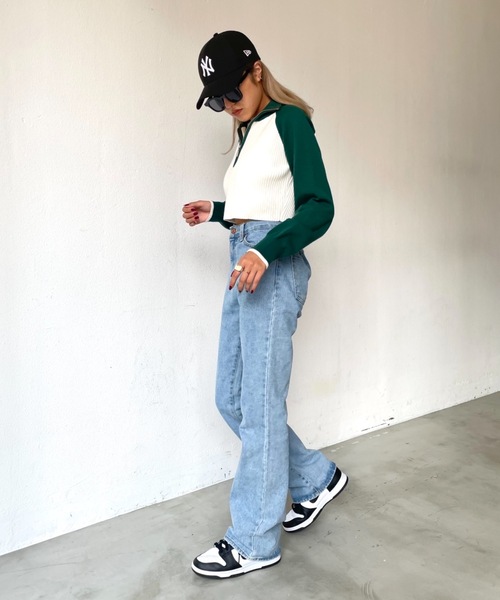 SHAGGIE（シャギー）の「ヴィンテージストレートデニムパンツ（デニムパンツ・レディース・ブルー/ネイビー・SMALL/MEDIUM）」の11枚目の写真