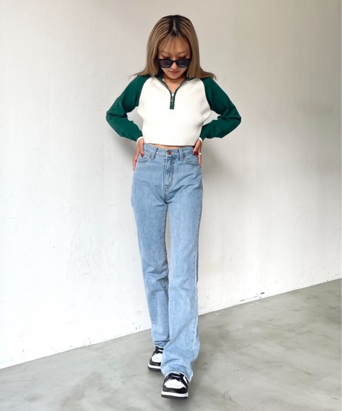 SHAGGIE（シャギー）の「ヴィンテージストレートデニムパンツ（デニムパンツ・レディース・ブルー/ネイビー・SMALL/MEDIUM）」の15枚目の写真