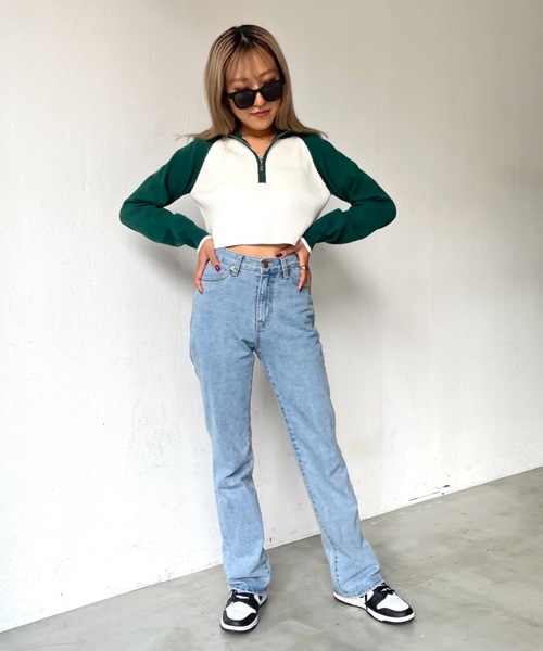 SHAGGIE（シャギー）の「ヴィンテージストレートデニムパンツ（デニムパンツ・レディース・ブルー/ネイビー・SMALL/MEDIUM）」の16枚目の写真