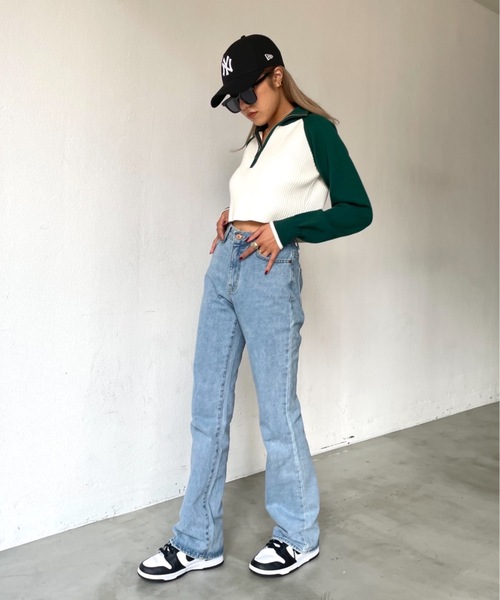 SHAGGIE（シャギー）の「ヴィンテージストレートデニムパンツ（デニムパンツ・レディース・ブルー/ネイビー・SMALL/MEDIUM）」の13枚目の写真