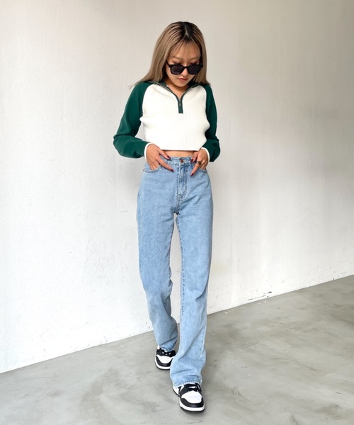SHAGGIE（シャギー）の「ヴィンテージストレートデニムパンツ（デニムパンツ・レディース・ブルー/ネイビー・SMALL/MEDIUM）」の17枚目の写真