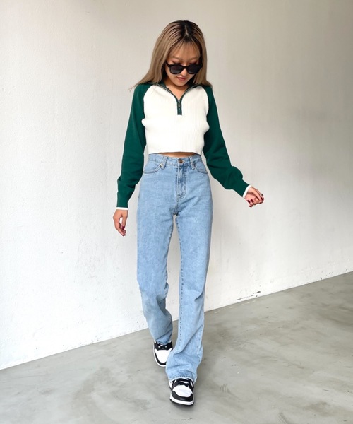 SHAGGIE（シャギー）の「ヴィンテージストレートデニムパンツ（デニムパンツ・レディース・ブルー/ネイビー・SMALL/MEDIUM）」の14枚目の写真