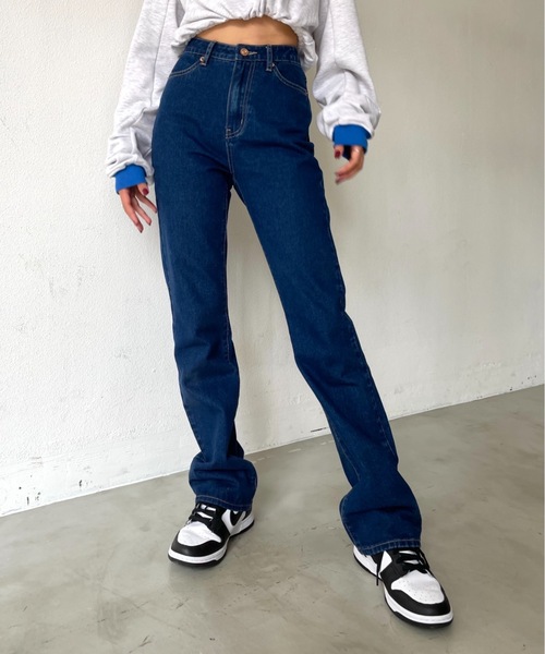 SHAGGIE（シャギー）の「ヴィンテージストレートデニムパンツ（デニムパンツ・レディース・ブルー/ネイビー・SMALL/MEDIUM）」の18枚目の写真